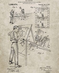 PP293-Sandstone Cartoon Method Patent Poster