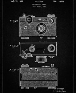 PP299-Vintage Black Argus C Camera Patent Poster
