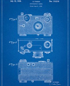 PP299-Blueprint Argus C Camera Patent Poster