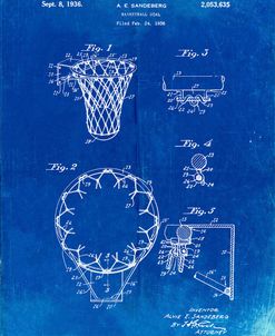 PP323-Faded Blueprint Golden Gate Bridge Main Tower Patent Poster