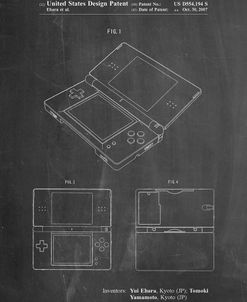 PP346-Chalkboard Nintendo DS Patent Poster