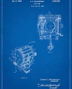 PP387-Blueprint Movie Set Lighting Patent Poster