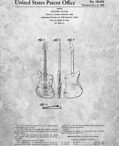PP417-Slate Fender Jazzmaster Guitar Patent Poster