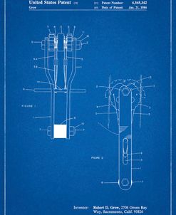 PP418-Blueprint Rock Climbing Cam Patent Poster