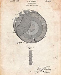 PP439-Vintage Parchment Crecent Wrench 1915 Patent Poster