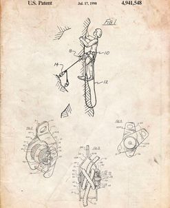 PP440-Vintage Parchment M-16 Rifle Patent Poster