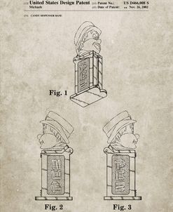 PP441-Sandstone Pez Dispenser Patent Poster