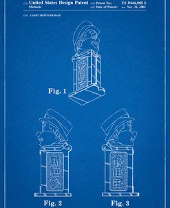 PP441-Blueprint Pez Dispenser Patent Poster