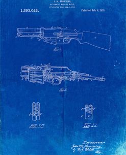 PP469-Faded Blueprint M1919 Browning Automic Rifle Patent Poster