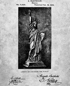 PP474-Slate Statue Of Liberty Poster