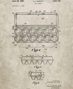 PP480-Sandstone Egg Carton Patent Poster