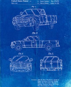 PP481-Faded Blueprint Egg Carton Patent Poster