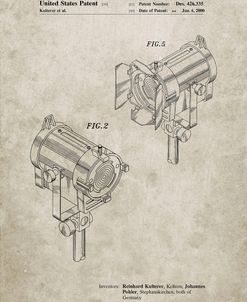 PP495-Sandstone Stage Lights Patent Poster