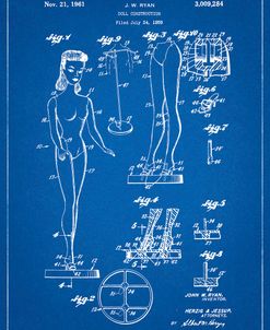 PP512-Blueprint Barbie Doll Original Patent Poster