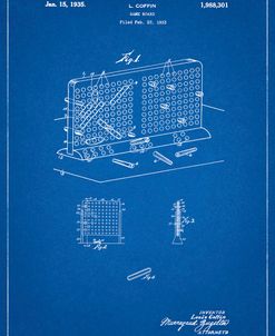 PP519-Blueprint Battleship Game Patent Poster