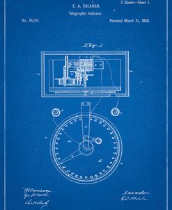 PP546-Blueprint Stock Telegraphic Ticker 1868 Patent Poster