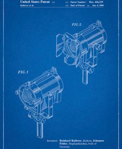 PP548-Blueprint Stage Lighting Patent Poster