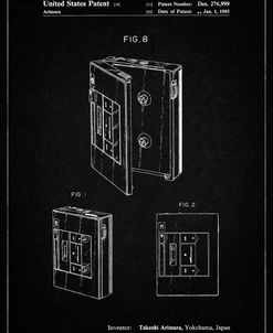 PP551-Vintage Black Toshiba Walkman Patent Poster