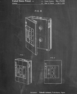 PP551-Chalkboard Toshiba Walkman Patent Poster
