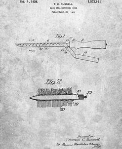 PP595-Slate Curling Iron 1925 Patent Poster