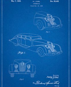 PP855-Blueprint GM Cadillac Concept Design Patent Poster