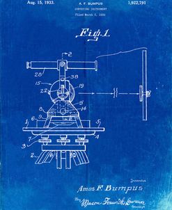 PP865-Faded Blueprint Gurly Transit Patent Poster