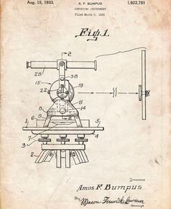 PP865-Vintage Parchment Gurly Transit Patent Poster