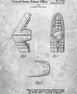 PP871-Slate Harley J. Earl Concept Tail Light Patent Poster