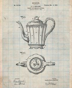 PP873-Antique Grid Parchment Hasbro Concept Game Patent Poster