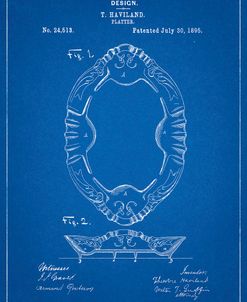 PP875-Blueprint Haviland Serving Platter Poster