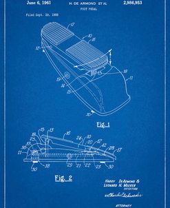 PP883-Blueprint Horace N Rowe Wah Pedal Patent Poster