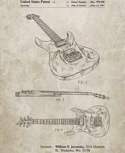 PP888-Sandstone Ibanez Pro 540RBB Electric Guitar Patent Poster