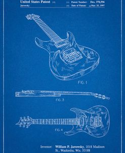 PP888-Blueprint Ibanez Pro 540RBB Electric Guitar Patent Poster
