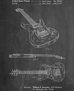 PP888-Chalkboard Ibanez Pro 540RBB Electric Guitar Patent Poster