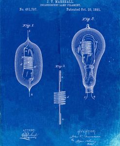 PP889-Faded Blueprint Ibanez Pro 540RBB Electric Guitar Patent Poster