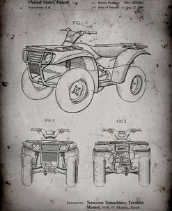 PP902-Faded Grey Kawasaki Prairie Patent Poster