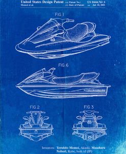 PP903-Faded Blueprint Kawasaki Water Scooter Patent
