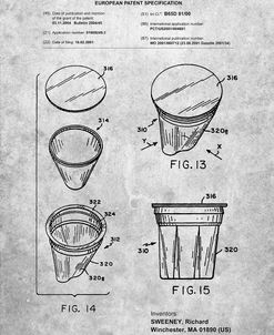 PP904-Slate Keurig Cartridge Coffee Patent Poster