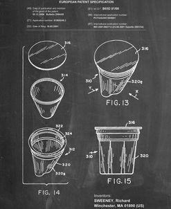 PP904-Chalkboard Keurig Cartridge Coffee Patent Poster