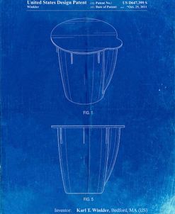 PP906-Faded Blueprint Keurig Cup Poster
