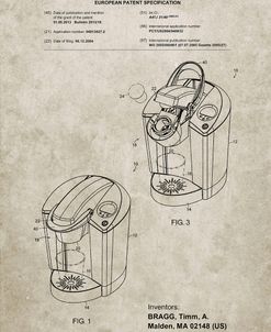 PP907-Sandstone Keurig Patent Poster