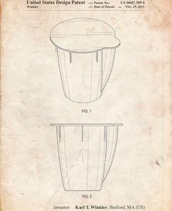 PP906-Vintage Parchment Keurig Cup Poster