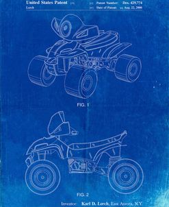 PP908-Faded Blueprint Kids 4-Wheeler Poster