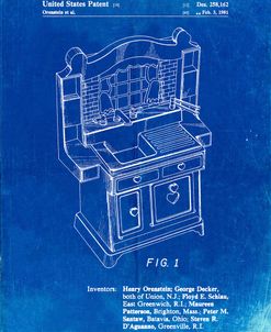 PP909-Faded Blueprint Kids Kitchen Poster