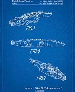 PP923-Blueprint Lego Crocodile Poster
