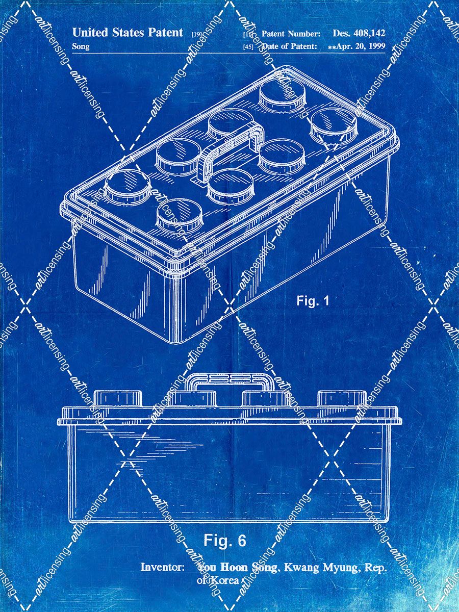 Lego best sale patent poster