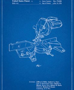 PP956-Blueprint Milwaukee Compound Miter Saw Patent Poster
