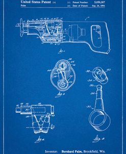 PP958-Blueprint Milwaukee Reciprocating Saw Patent Poster