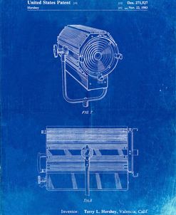 PP961-Faded Blueprint Mole-Richardson Film Light Patent Poster