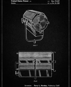 PP961-Vintage Black Mole-Richardson Film Light Patent Poster
